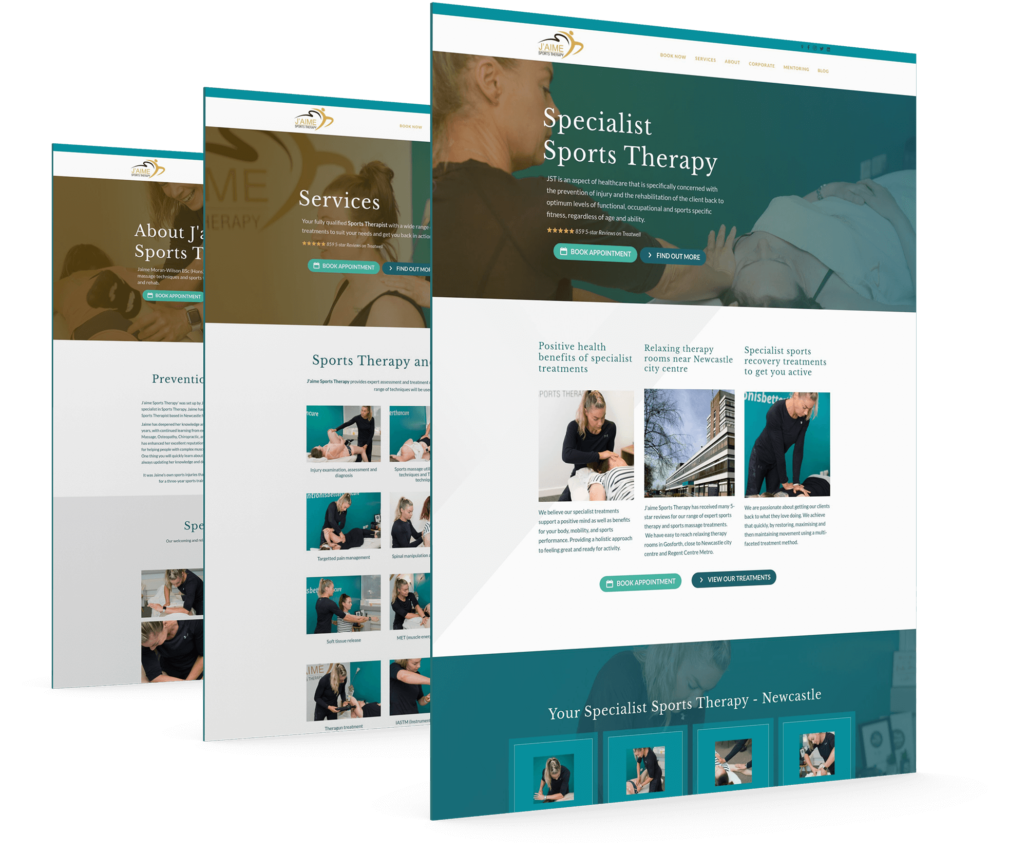 JST website page mock up