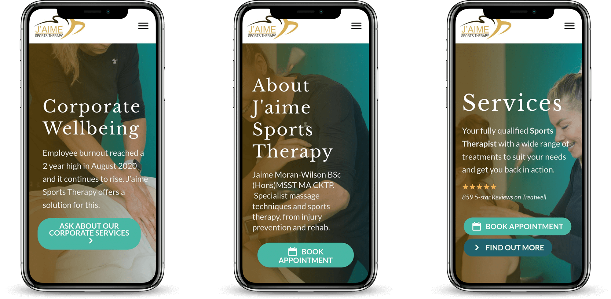 jst website mobile mock up
